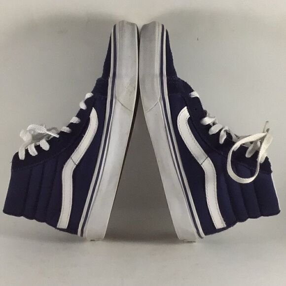 Vans off the wall hi top womens shoes skate sneakers blue size 5.5 721356 - Picture 5 of 8